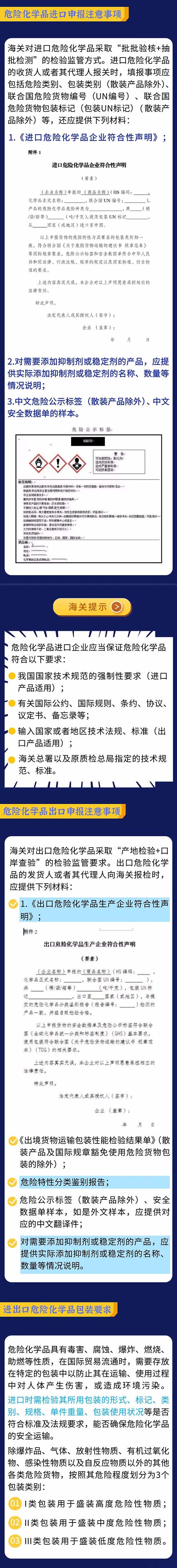 政策解读：危险化学品进出口申报